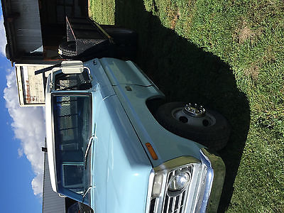 Ford : F-250 Powder Blue with White Cab 1973 ford f 250 dually conversion fully restored