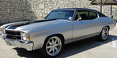 Chevrolet : Chevelle SS clone 1971 chevelle ss tribute resto mod 11 000 miles since total restoration
