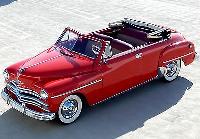 Plymouth : Other Convertible 1950 plymouth p 20 special deluxe convertible roadster restored california car