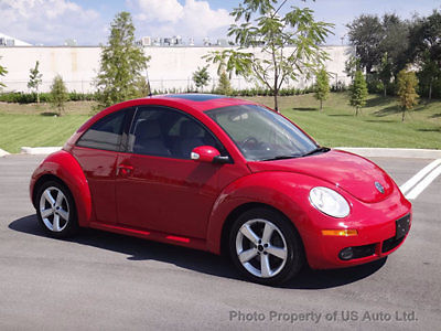 Volkswagen : Beetle-New 2.5 Hatchback 2-Door 2007 volkswagen beetle 2.5 l pkg 2 heated seats sunroof fl car low miles leather
