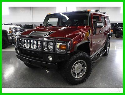 Hummer : H2 4dr 2003 hummer h 2 4 x 4 carfax certified moonroof chrome wheels