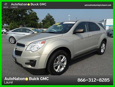 Chevrolet : Equinox LS Certified 2012 ls used certified 2.4 l i 4 16 v automatic front wheel drive suv onstar