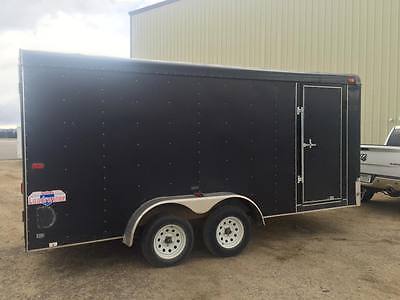 16' Enclosed double axle trailer