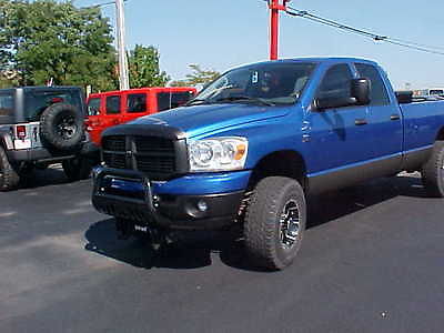 Dodge : Ram 3500 Quad Cab SLT 2007 blue dodge ram 3500 4 x 4 quad cab 6.7 cummins diesel auto bighorn longbox