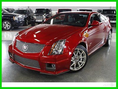 Cadillac : CTS V 2013 cadillac cts v coupe rare 6 speed manual transmission 1 owner carfax certif