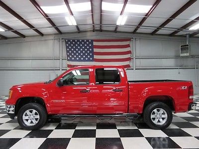 GMC : Sierra 1500 SLE 4x4 Z71 1 owner red crew cab 5.3 l v 8 warranty financing low miles cloth extra s clean