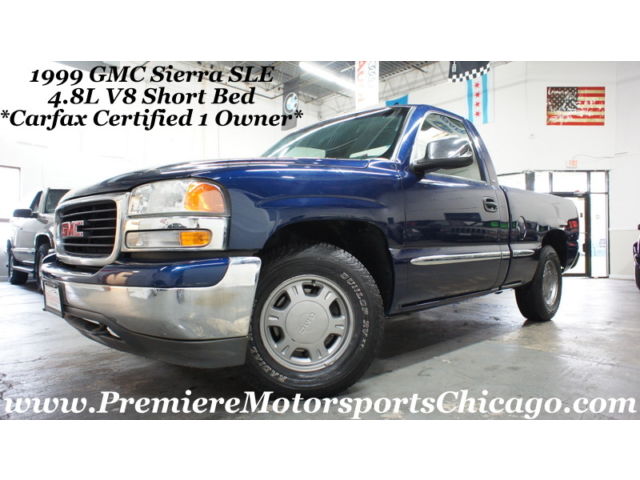 GMC : Sierra 1500 Reg Cab 119. SLE 2dr Standard Cab Shortbed *Carfax Certified 1 Owner* New Tires!