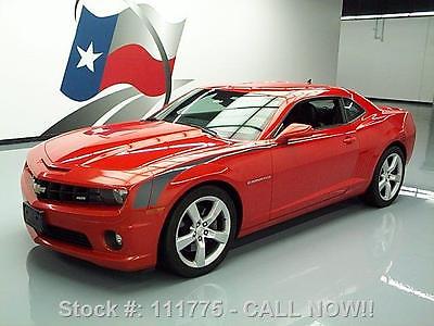 Chevrolet : Camaro 2SS AUTO HEATED LEATHER HUD 20'S 2011 chevy camaro 2 ss auto heated leather hud 20 s 64 k 111775 texas direct auto