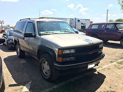 Chevrolet : Tahoe 2 DOOR SPORT 1999 chevrolet tahoe 2 door sport suv