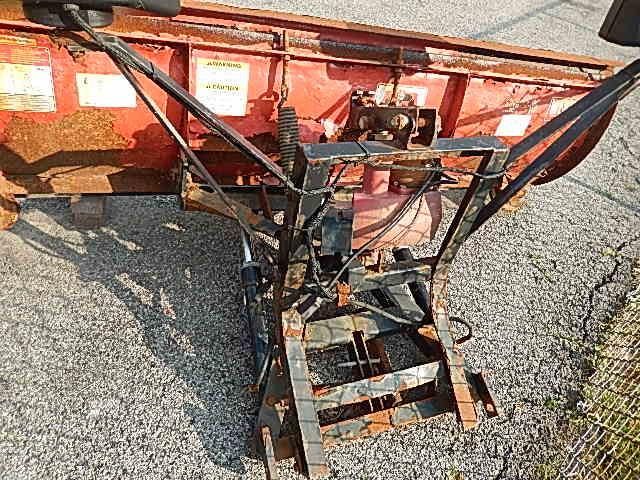 western plow w/attachments and wiring, 2