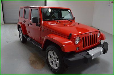 Jeep : Wrangler Sahara 4X4 V6 SUV NAV Leather seats Body Color Top FINANCE AVAILABLE!! Hard Top Roof New 2015 Jeep Wrangler Unlimited 4WD SUV