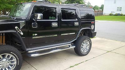Hummer : H2 h2 hummer h2 hummer black on tan leather with customized masonia marble wood dashboard