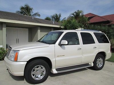 Cadillac : Escalade AWD ONE OWNER From Naples FL! AWD Bose Hot/Cold Seats Third Row Loaded! LOW MILES!