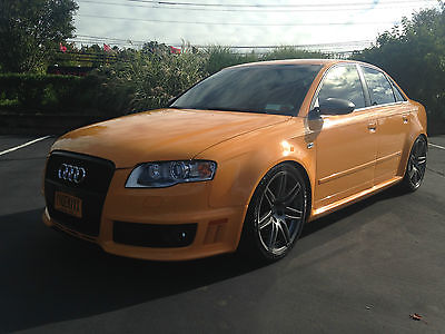 Audi : RS4 Base Sedan 4-Door 2008 audi rs 4 factory orange very rare 1 of 3 made only 23 k miles