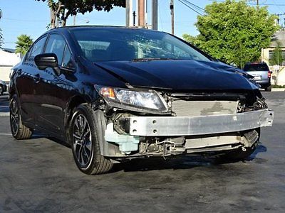 Honda : Civic EX Sedan CVT 2015 honda civic ex sedan cvt wrecked salvage rebuilder economical wont last