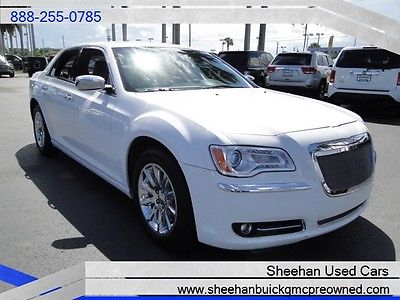 Chrysler : 300 Series Limited Stunning White Meaty Sedan w/CLEAN Carfax! 2011 chrysler 300 white clean car fax leather power seats alloys