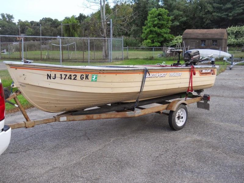 Mirro Craft Northport Troller 14ft Aluminum boat 9.8 Mercury + Trailer