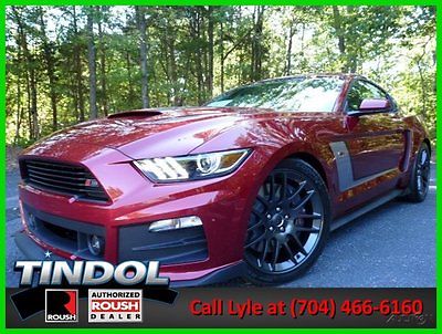 Ford : Mustang ROUSH STAGE 3 TRAC PAK New 15 ROUSH RS3 Supercharged 5L V8 32V Manual RWD Leather Navigation TrakPak