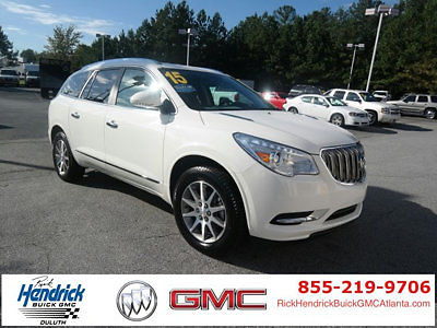 Buick : Enclave FWD 4dr Leather FWD 4dr Leather Low Miles SUV Automatic Gasoline 3.6L V6 Cyl WHT OPAL