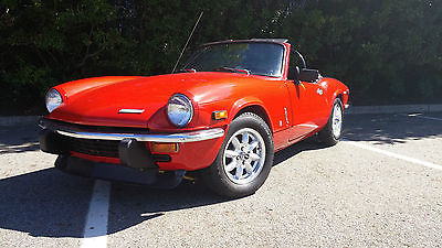 Triumph : Spitfire Base 1973 triumph spitfire base 1.5 l many new parts and upgrades