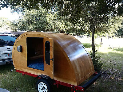 New 2015 Hand built teardrop camper trailer (Camper shell only)  vintage look