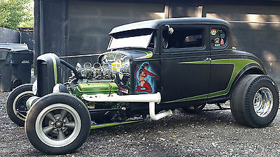 Chevrolet : Other 5 window coupe 1931 chevrolet 5 window coupe rat rod old school highboy model a frame