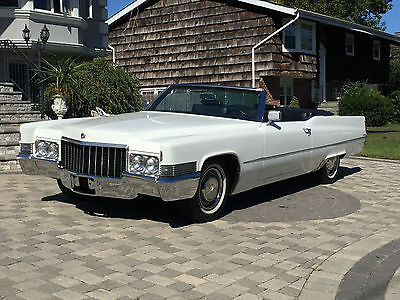 Cadillac : DeVille 1970 CADDY CONVERTIBLE STUNNING  1970 cadillac coupe deville convertible stunning showroom condition