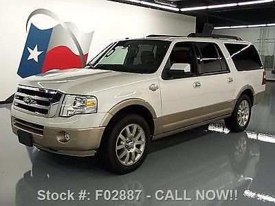 Ford : Expedition EL KING RANCH SUNROOF REAR CAM 2012 ford expedition el king ranch sunroof rear cam 72 k f 02887 texas direct