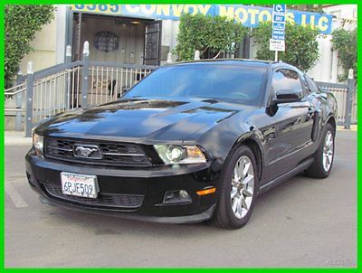 Ford : Mustang V6 Premium 2011 ford mustang coupe premium black on black nav shaker xenon leather clean