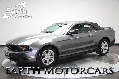 Ford : Mustang V6 Premium 2010 ford mustang convertible auto alloy wheels carfax certified