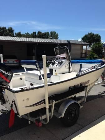 2001 Palm Beach Whitecap 161 center console