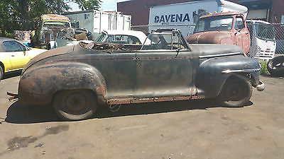 Plymouth : Other SPECIAL DELUXE 1946 1947 1948 plymouth p 15 special deluxe convertible restoration project mopar