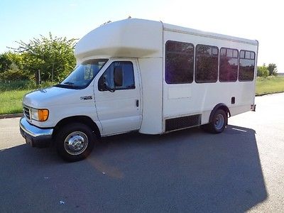 Ford : E-Series Van 14 Passenger 05 e 450 14 passenger bus shuttle 6.0 powerstroke diesel wheel chair lift texas