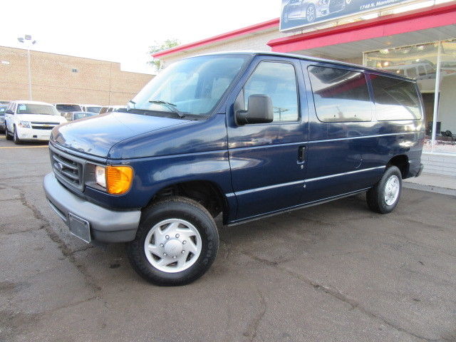 Ford : E-Series Van E-350 Super Blue E350XL 12 Pass 53k Miles Ex Fed Govt Owned Well Maintained Nice