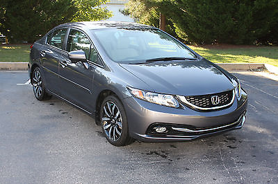 Honda : Civic EX-L 2014 honda civic ex l sedan 13 687 miles one owner