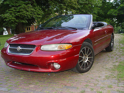 Chrysler : Sebring JXi Convertible 2-Door 1998 sebring convertible jxi v 6 2.51 2497 cc red with black top