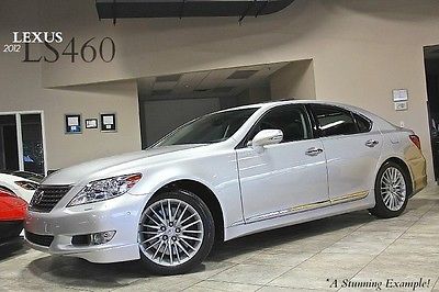 Lexus : LS 4dr Sedan 2012 lexus ls 460 sedan one owner park assist mark levinson navigation loaded