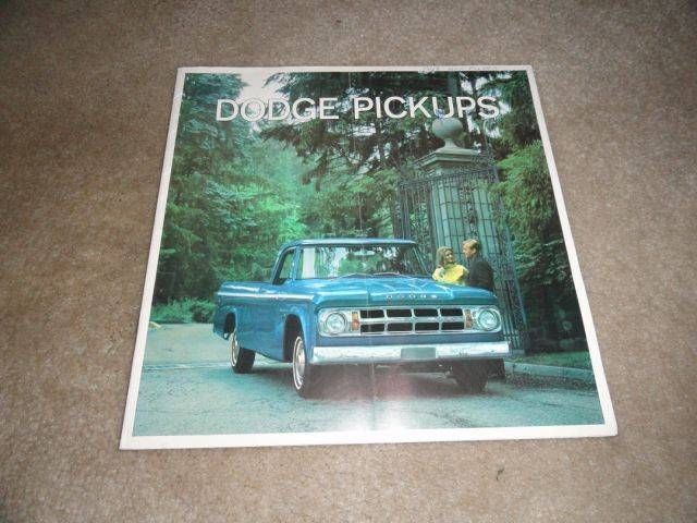 Dodge Truck, Dodge Power Wagon Sales Brochures