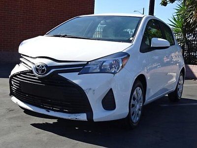 Toyota : Yaris L 2015 toyota yaris l wrecked salvage rebuilder economical like new must see