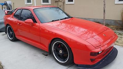 Porsche : 944 S Trim 1987 porsche 944 3.0 l red tan black 968 turbo rs wing konis camber plates clean