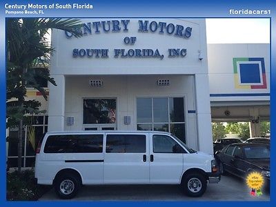 Chevrolet : Express NIADA CERTIFIED 15 PASSENGER VAN WHITE NIADA CERTIFIED CLEAN CAR-FAX 15 PASSENGER CLOTH 2 OWNERS LOW-MILES