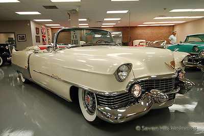 Cadillac : Eldorado Convertible FRAME OFF RESTORED, White with 2 Tone Red and White Interior, Spectacular Car