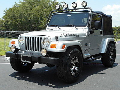 Jeep : Wrangler X 2005 jeep wrangler rocky mountain edition 57 k miles like rubicon excel cond