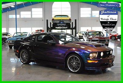 Ford : Mustang GT Premium 2007 mustang gt 4.6 l v 8 automatic leather cusom paint body kit wheels 07