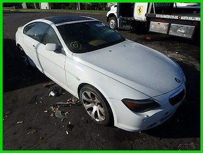 BMW : 6-Series USAA INSURANCE VEHICLE OFFERED CHEAP FOR SALE 2007 i used 4.8 l v 8 32 v manual rear wheel drive coupe premium
