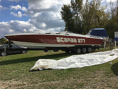 1981 Wellcraft 377 Sacarb TWIN 454 Engines 370 HP