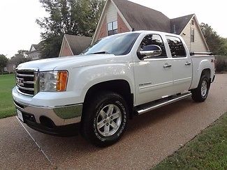 GMC : Sierra 1500 SLE Z71 4X4 ARKANSAS-OWNED, NON-SMOKER, LEATHER, CREW-CAB Z71 4X4, XM RADIO, PERFECT CARFAX!