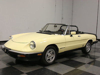 Alfa Romeo : Spider Veloce Convertible 2-Door SPORTY LITTLE ALFA SPIDER, CLEAN CARFAX, 2.0L, 5-SPEED, RUNS AND DRIVES GREAT!!