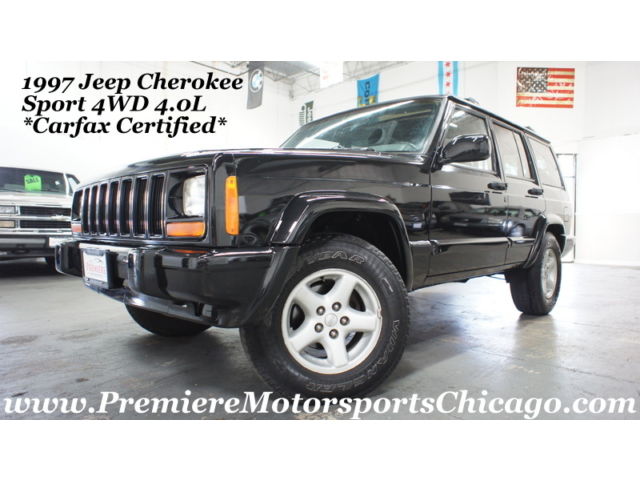 Jeep : Cherokee Sport 4WD Sport 4dr 4WD SUV *Carfax Certified 2 Owner* 40+Pics!
