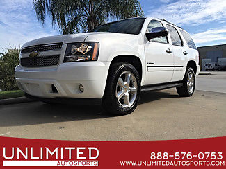 Chevrolet : Tahoe LTZ 2010 white ltz 4 x 4